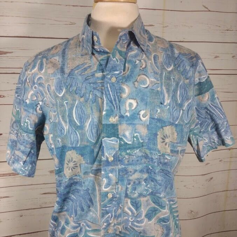 Island Traditions Authentic Hawaiian Shirt Men's L